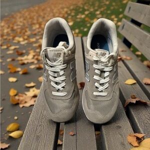 New Balance Classic 574 Gray Athletic Shoes